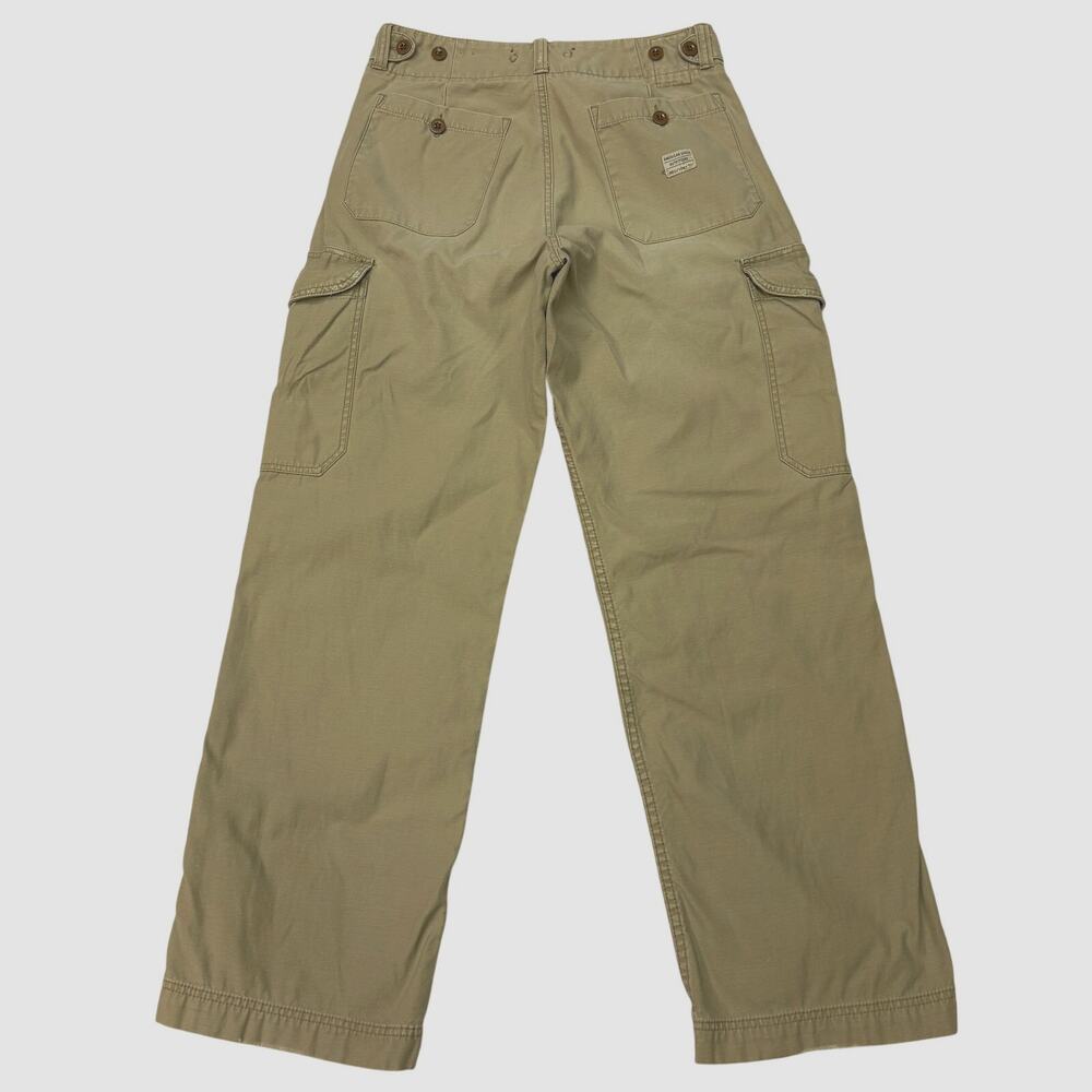 American Eagle Cargo Pants Mens Size 32x34 Tan Military Field Surplus Trousers - Picture 2 of 10